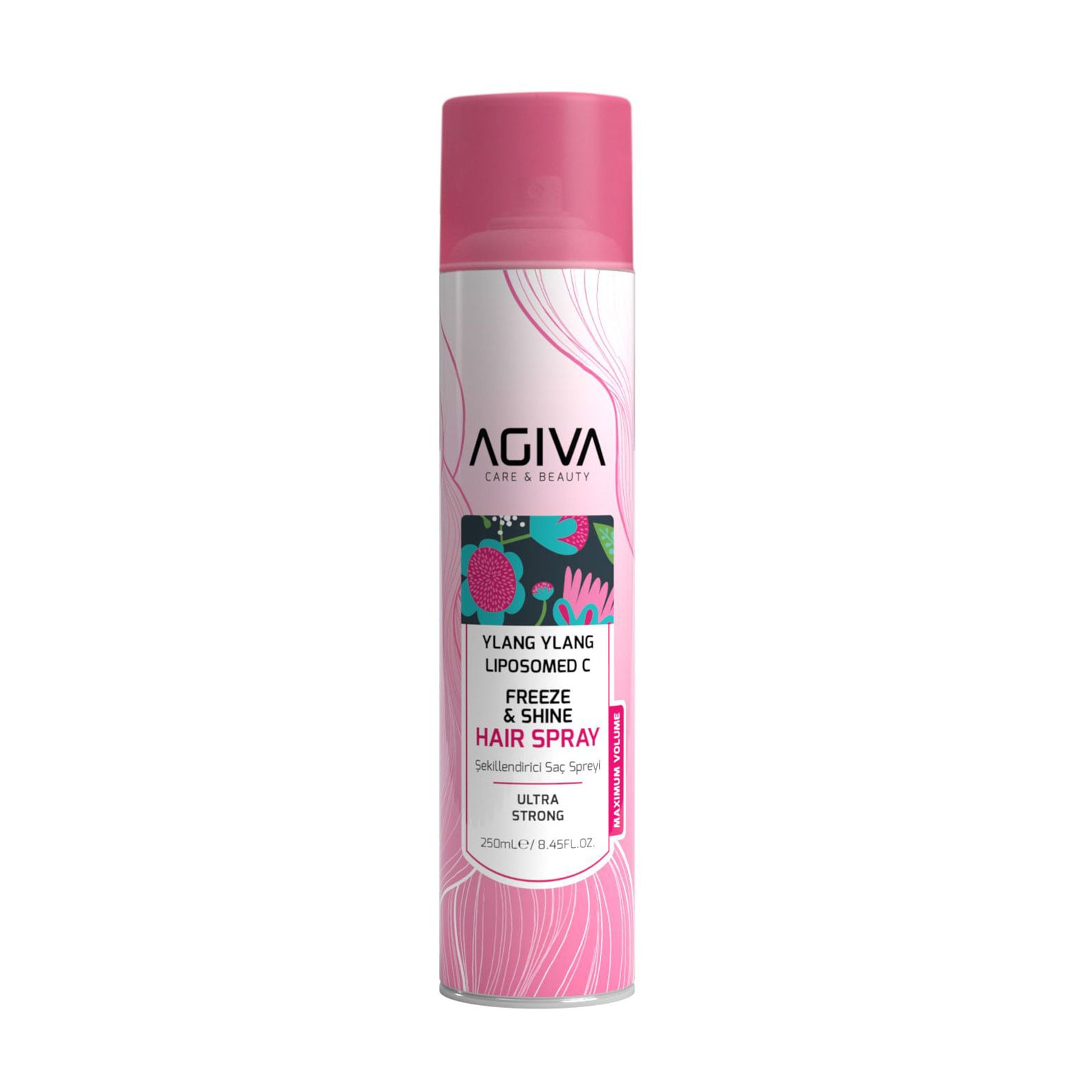 Лак для волосся Agiva Ylang Ylang Liposomed C Freeze &amp; Shine Hair Spray, 250 мл