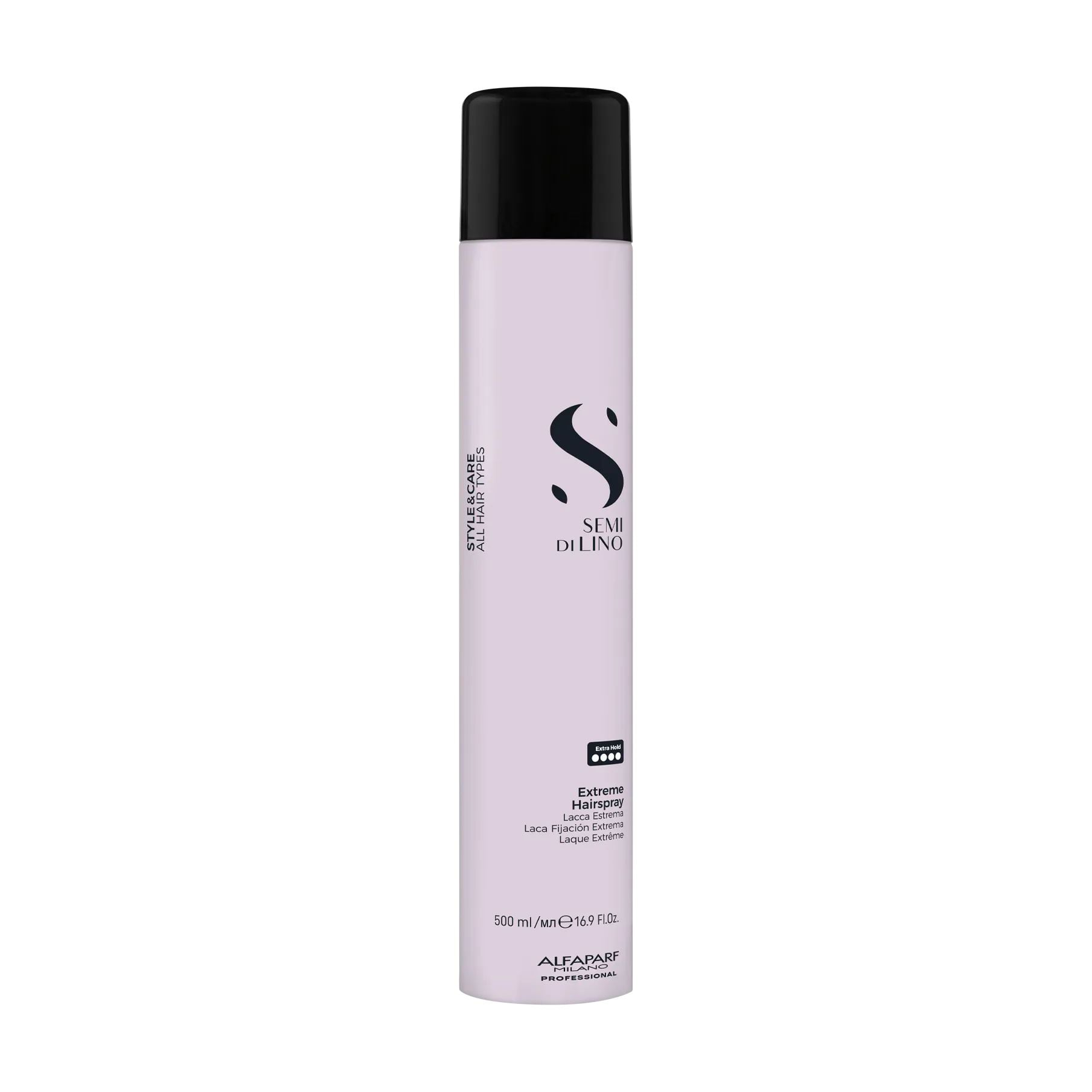 Лак для волосся Alfaparf Milano Semi Di Lino Style &amp; Care Extreme Hairspray екстрасильної фіксації, 500 мл